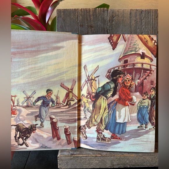 VINTAGE 1945 Hans Brinker The Silver Skates Children’s Book - Picture 4 of 16